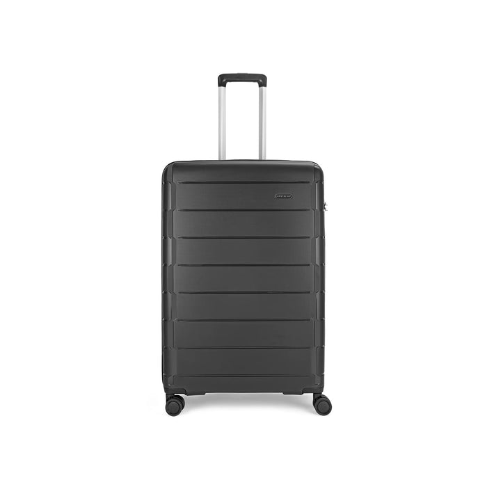 Jude 56cm Polypropylene Hardsided Cabin Luggage 8W Black Strolley