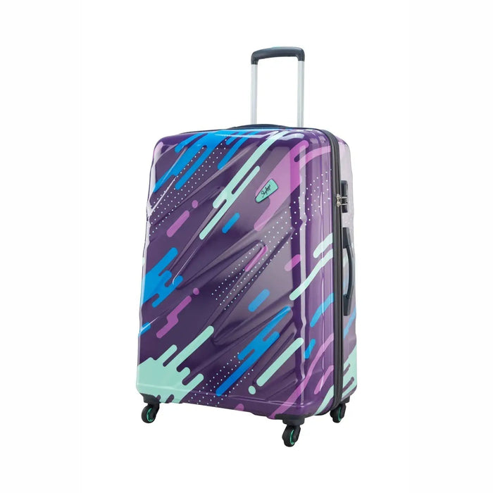Shooting Star 80cm Hardside Large 360° 4W Parachute Purple Trolley