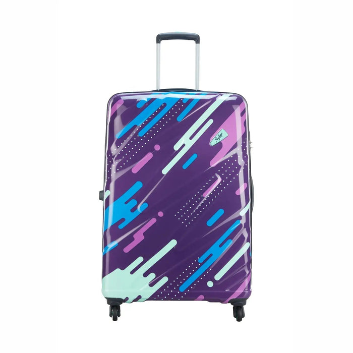 Shooting Star 80cm Hardside Large 360° 4W Parachute Purple Trolley