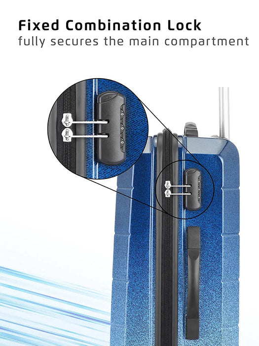 Printed Hardsided Super-Size Gradient 65cm 4W Printed Trolley Bag