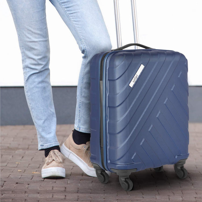 Polycarbonate 53 cms Midnight Blue Hardsided Cabin Luggage