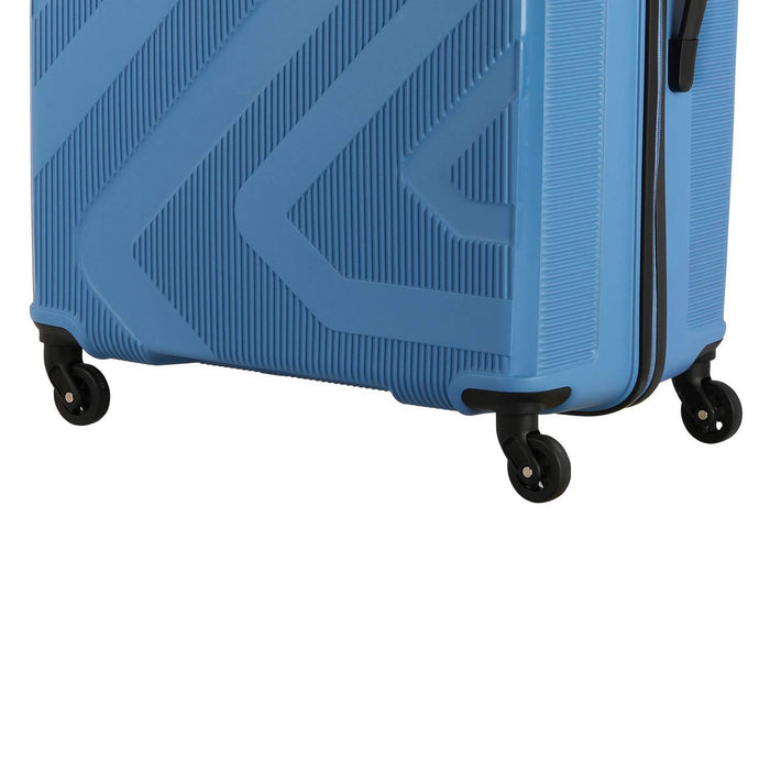 Polypropylene 55 cms Ash Blue Hardsided Cabin Luggage