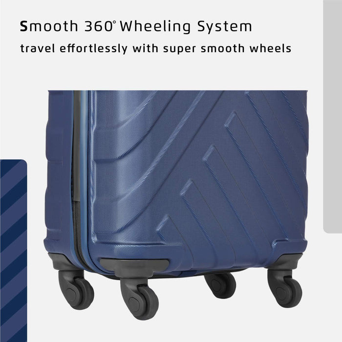 Polycarbonate 53 cms Midnight Blue Hardsided Cabin Luggage