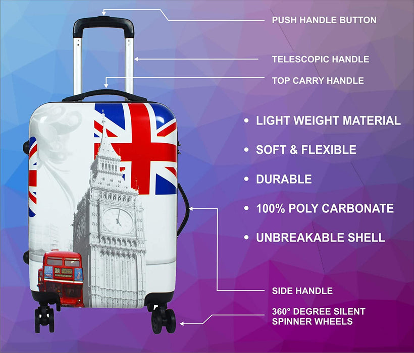 Tramp & Badger Polycarbonate Hard Trolley Bag