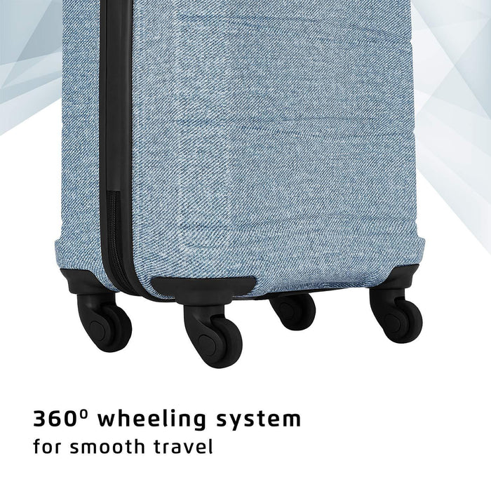 Blue Hardsided Cabin Luggage, Approved for Most budgeted Airlines