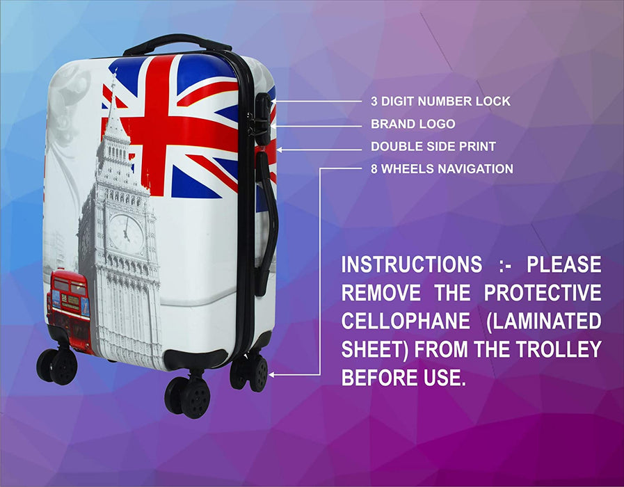 Tramp & Badger Polycarbonate Hard Trolley Bag