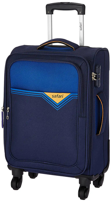 Polyester 58 cms Blue Softsided Cabin Luggage (TRIGON554WBLU)
