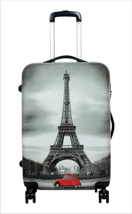 Small Cabin Luggage (55 cm) - Eiffel Tower - Grey